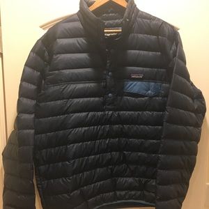 Patagonia down snap-T pullover